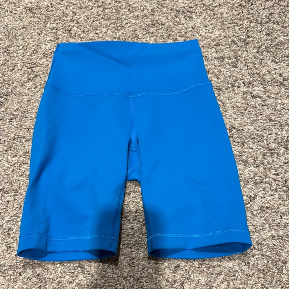 Blue Lulu biker shorts